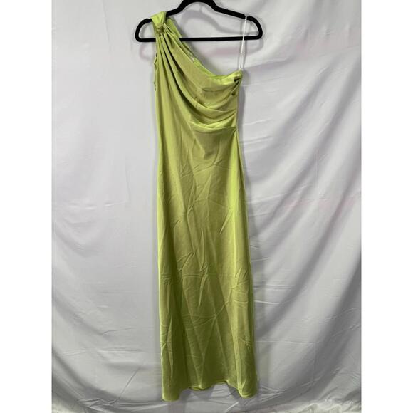 Tanya Taylor Green Stassi Dress Size 0 with Fabric Pull - Picture 4 of 10